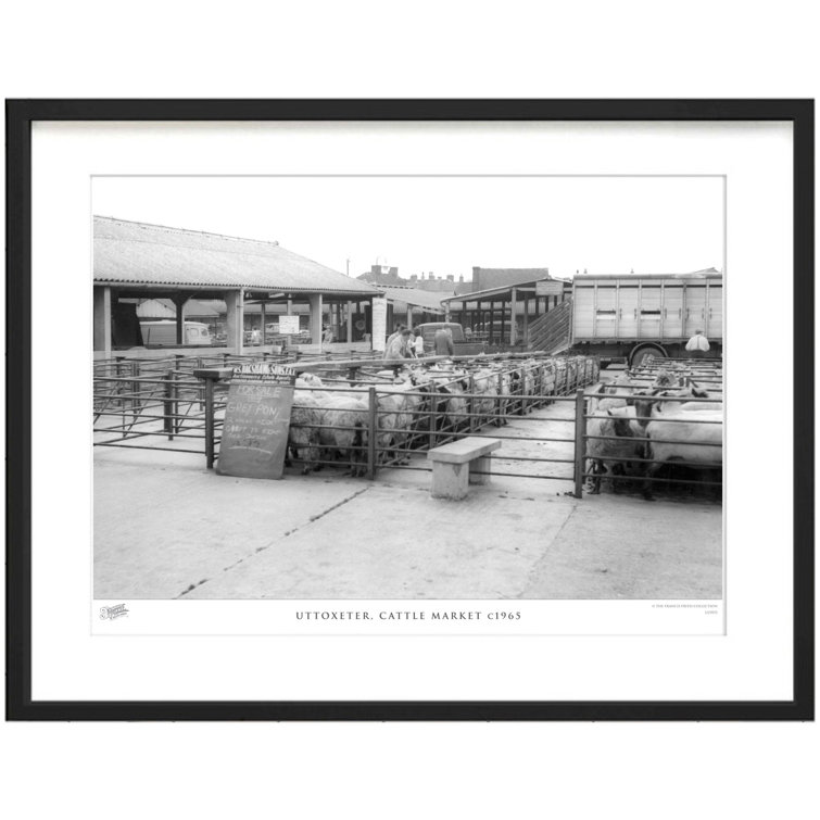 The Francis Frith Collection Uttoxeter, Cattle Market C1965 Single Picture Frame Photograph